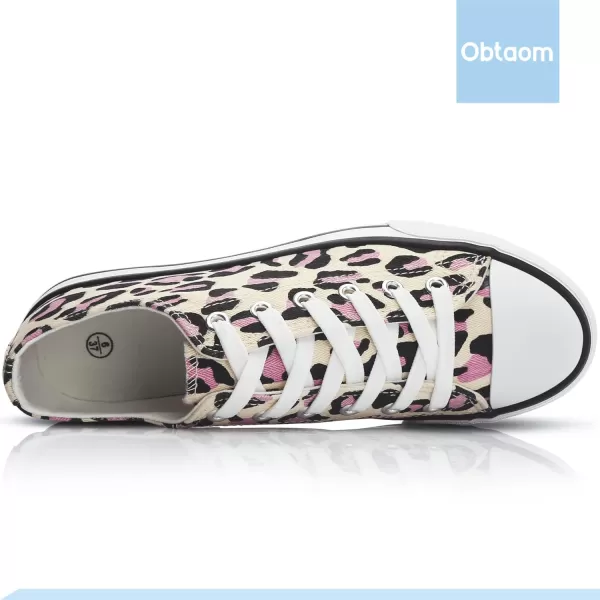 Obtaom Women’s Canvas Shoes Low Top Fashion Sneakers Slip on Walking Shoe