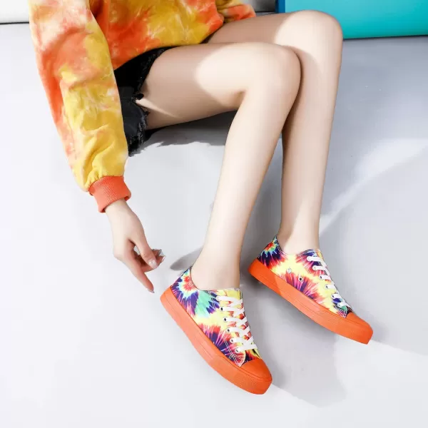 Obtaom Women’s Canvas Shoes Low Top Fashion Sneakers Slip on Walking Shoe