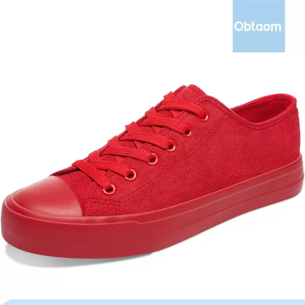 Obtaom Women’s Canvas Shoes Low Top Fashion Sneakers Slip on Walking Shoe