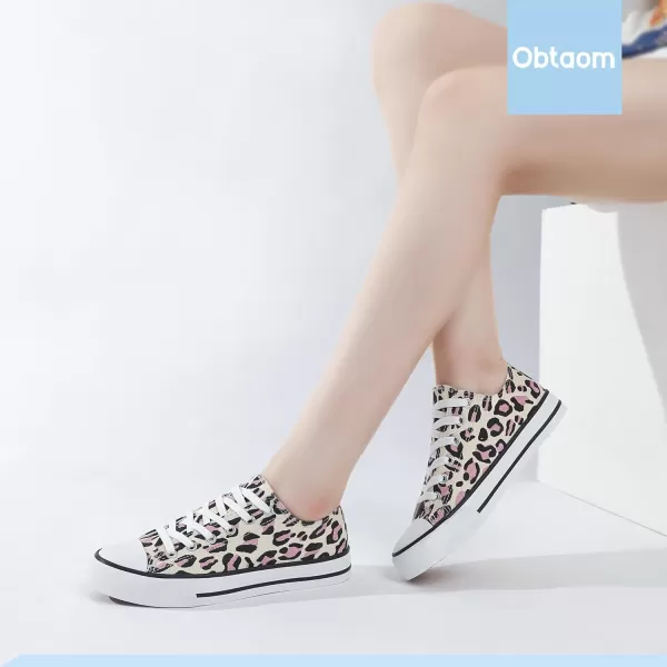 Obtaom Women’s Canvas Shoes Low Top Fashion Sneakers Slip on Walking Shoe