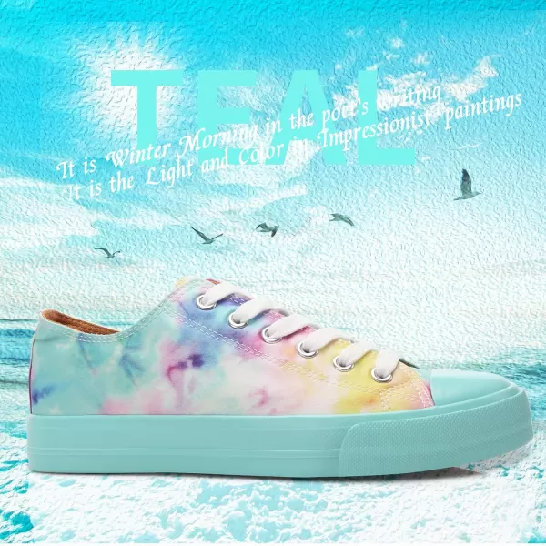 Obtaom Women’s Canvas Shoes Low Top Fashion Sneakers Slip on Walking Shoe