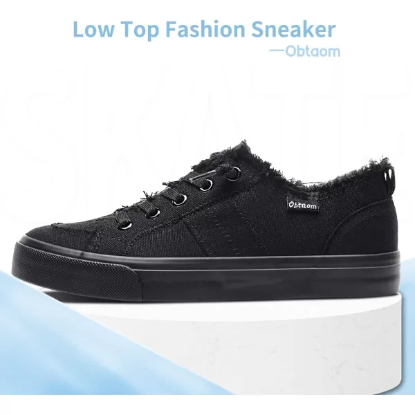 Obtaom Women's Play Fashion Sneaker White Color Washed and Leopard Canvas Slip on Shoes