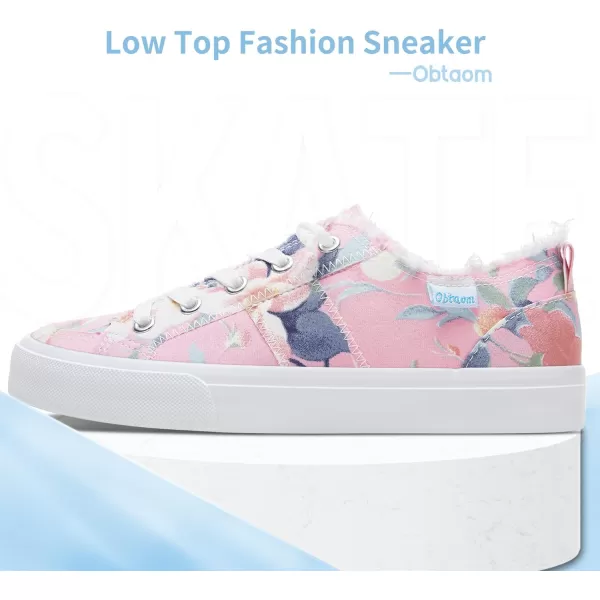 Obtaom Women's Play Fashion Sneaker White Color Washed and Leopard Canvas Slip on Shoes
