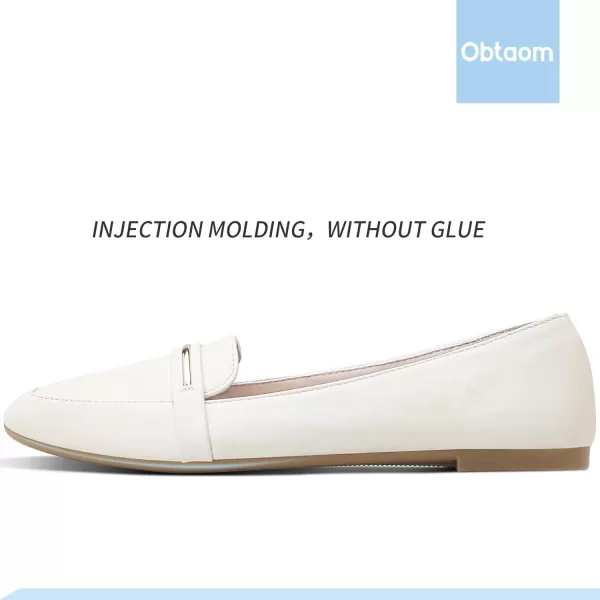 Obtaom Women's Pointy Toe Loafer Flat Comfortable Faux Suede Work Shoes,Cute Penny Loafer Slip On Ballet Flat