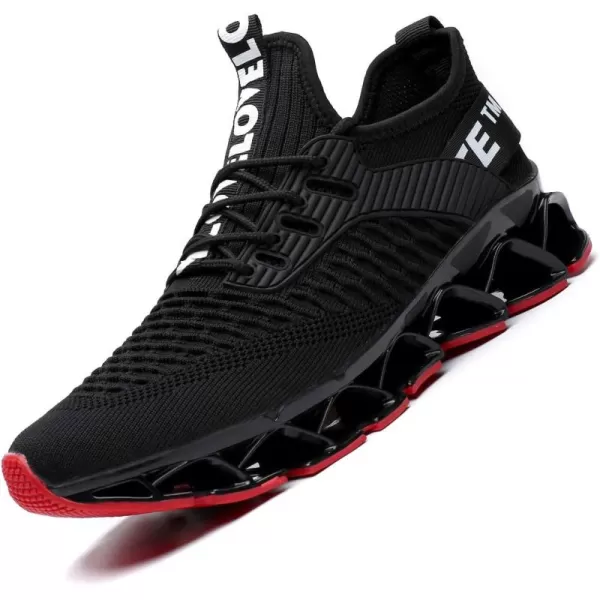 Chopben Men's Running Shoes Blade Non Slip Fashion Sneakers Breathable Mesh Soft Sole Casual Athletic Walking Shoes