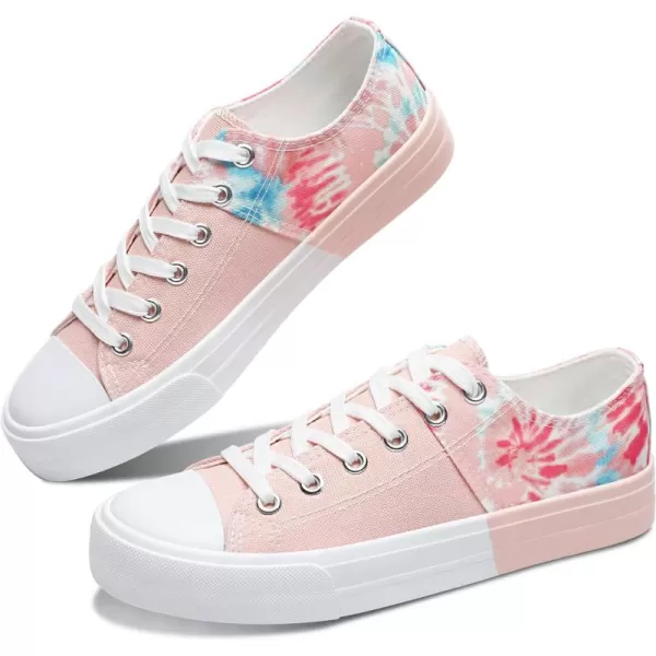 Obtaom Women’s Canvas Shoes Low Top Fashion Sneakers Slip on Walking Shoe