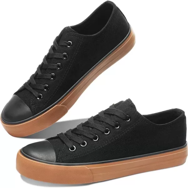 Obtaom Women’s Canvas Shoes Low Top Fashion Sneakers Slip on Walking Shoe