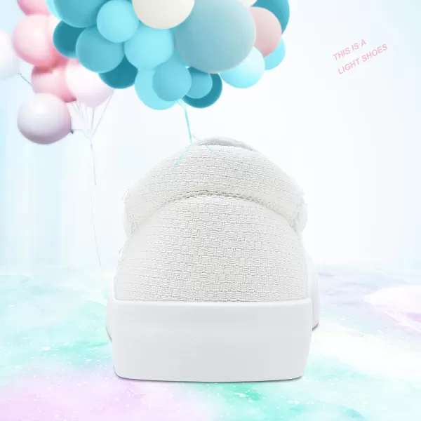 Obtaom Slip On Shoes Canvas Slip On Sneakers Comfy Arch Support Flats Casual Canvas Fashion Sneaker