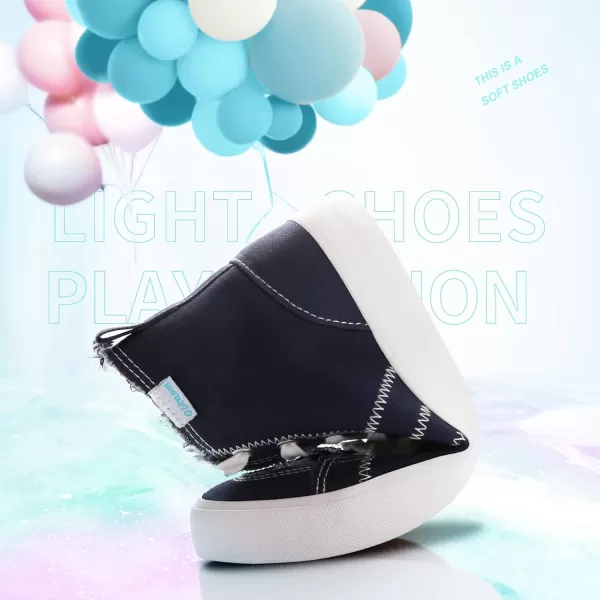 Obtaom womens/mens high top canvas Shoes Play mid calf fashion sneaker casual lace up hi top washed canvas shoes