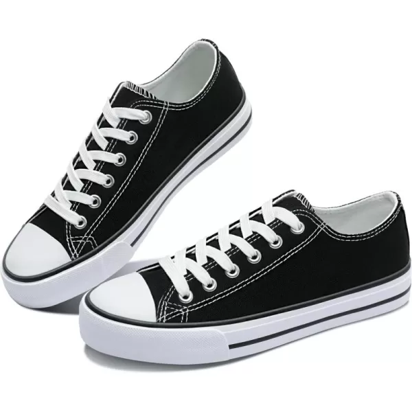 Obtaom Women’s Canvas Shoes Low Top Fashion Sneakers Slip on Walking Shoe