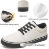 imagekufeiti Mens Canvas Black Casual Shoes Sneakers Low Top Lace Up Walking Shoes Sneakers for MenApricot
