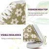 imagekufeiti Womens High Top Canvas Sneakers Canvas Shoes Lace up White Black Sneakers Casual Walking ShoesOlive