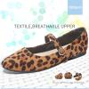 imageObtaom Mary Jane Flat Shoes Round Toe Ballet Flats for Women Dressy Fabric Business Flats Comfortable Classic Strap Flats for OfficeMulti