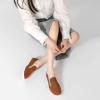 imagekufeiti Womens Canvas Slip On Shoes Sneakers for Women Fashion Comfortable White Black Elastic Sneakers for WomenTan