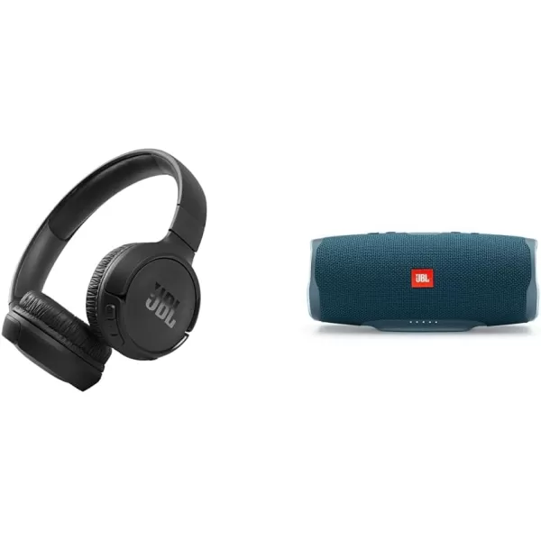 JBL Tune 510BT: Wireless On-Ear Headphones with Purebass Sound - Black