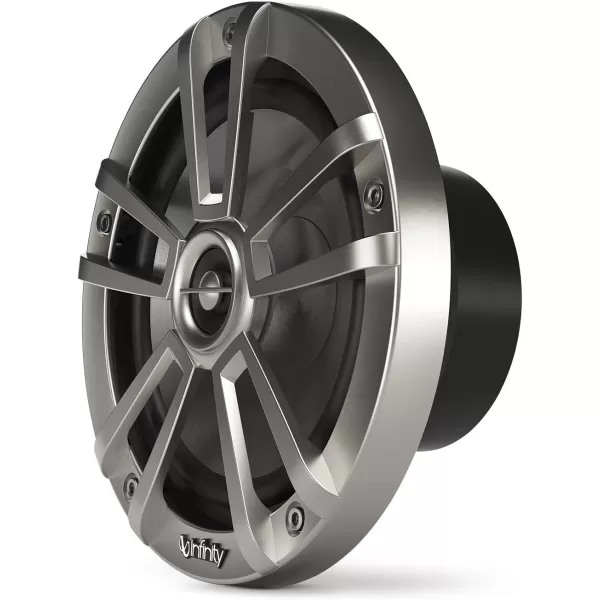 Infinity 622MLT Marine 6.5 Inch RGB LED Coaxial Speakers - Titanium