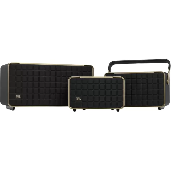 JBL Authentics 300 - Retro Style Wireless Bluetooth/Wifi Home Speaker, Built in Battery , Music Streaming Services via Built-in Wi-Fi, Built in Alexa and Google Assistant