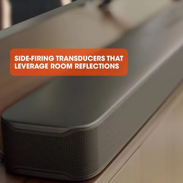 JBL BAR5.0 5-Channel Multibeam Soundbar with Dolby Atmos Virtual Grey, Black