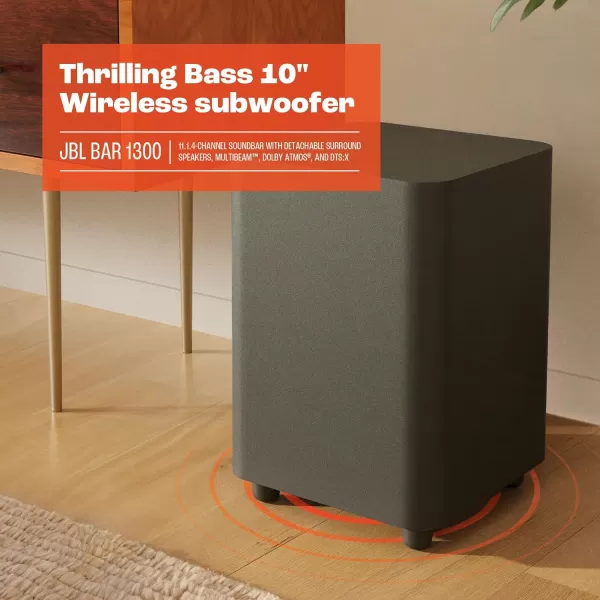 JBL Bar 1300X: 11.1.4-Channel soundbar with Detachable Surround Speakers, MultiBeam™, Dolby Atmos® and DTS:X®, Black