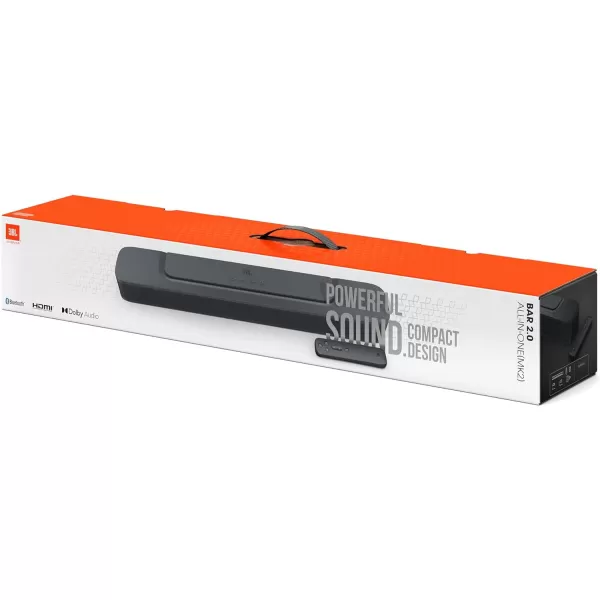 JBL Bar 2.0 All-in-one : Compact 2.0 Channel soundbar, Black