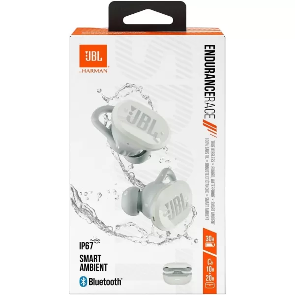 JBL Endurance Race TWS - Waterproof true wireless active sport earbuds, JBL Pure Bass Sound, Up to 30 hours of battery life, IP67 Waterproof and Dustproof, Ambient Aware &amp; TalkThru 