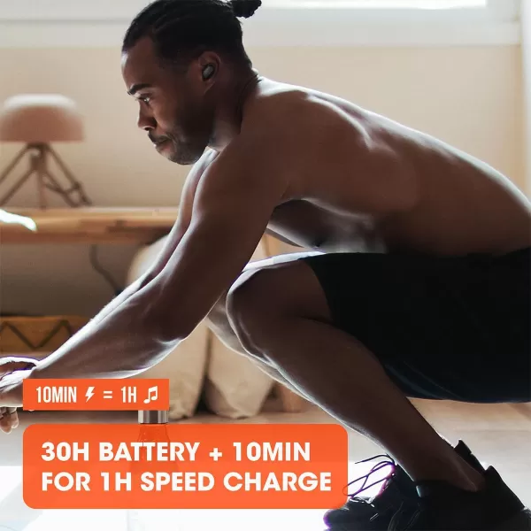 JBL Endurance Race TWS - Waterproof true wireless active sport earbuds, JBL Pure Bass Sound, Up to 30 hours of battery life, IP67 Waterproof and Dustproof, Ambient Aware &amp; TalkThru 