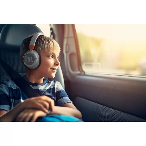 JBL Jr460NC Wireless over-ear Noise Cancelling kids headphones - White