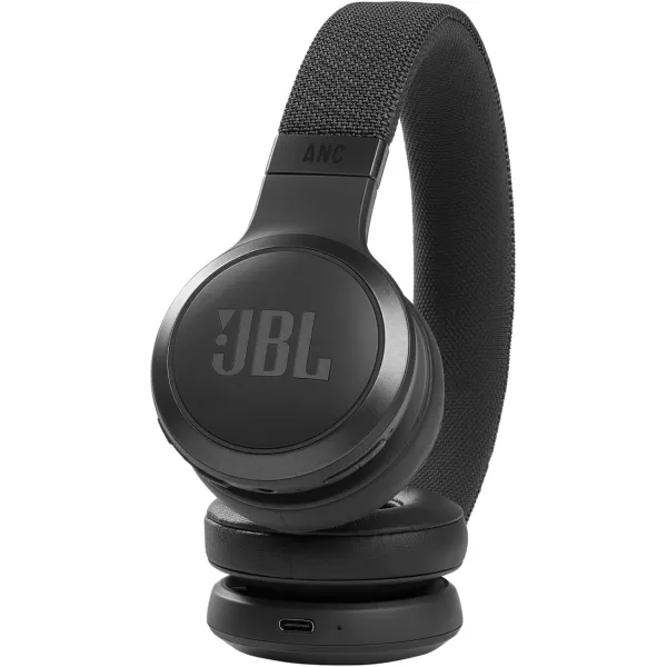 JBL Live 460NC - Wireless On-Ear Noise Cancelling Headphones with Long Battery Life and Voice Assistant Control - Black, Medium