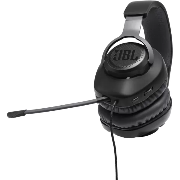 JBL Quantum 100 - Wired Over-Ear Gaming Headphones - Black, Large