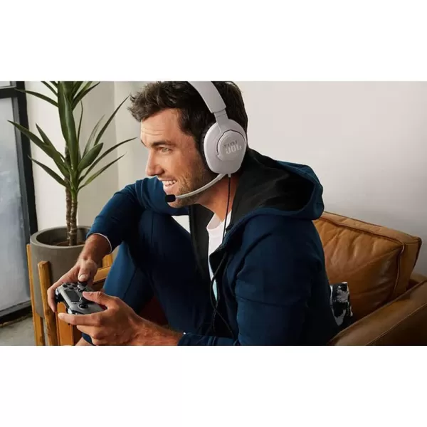 JBL Quantum 360P - Wireless over-ear console gaming headset with detachable boom mic, Up to 22-hour battery life, Memory foam comfort, Compatible with PlayStation 5 3D audio 