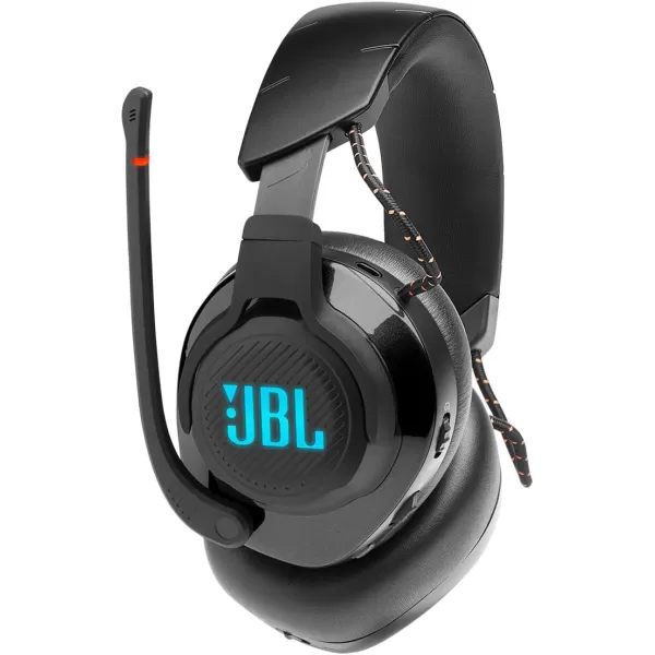 JBL Quantum 610 Wireless 2.4GHz Headset: 40h Battery, 50mm Drivers, PC Gaming and Console Compatible, Black, Medium