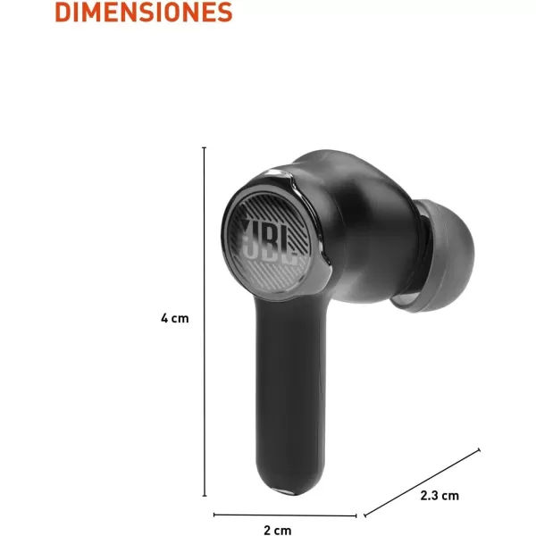 JBL Quantum TWS Noise Cancelling Gaming Earbuds ,Black, Small