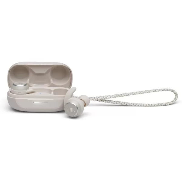 JBL Reflect Mini NC: True Wireless Noise Cancelling Sport Headphones - White