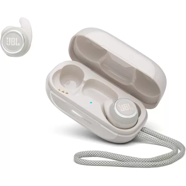 JBL Reflect Mini NC: True Wireless Noise Cancelling Sport Headphones - White