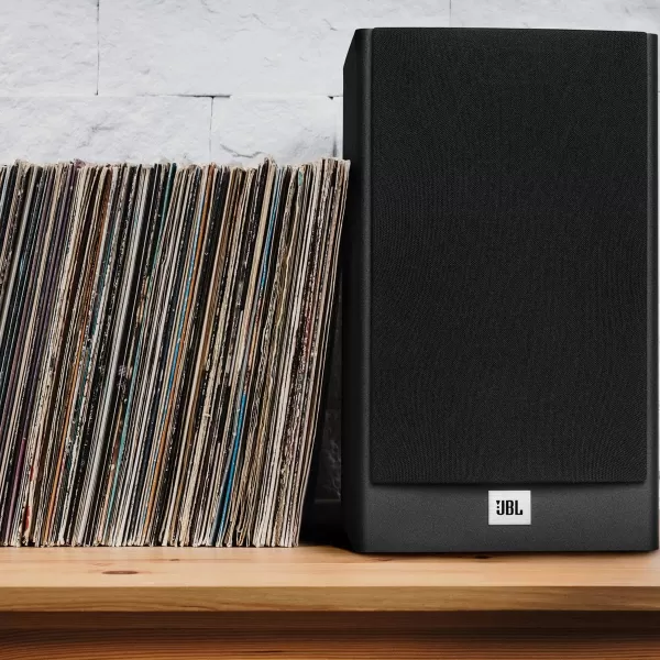 JBL Stage 120 2-Way Dual 4.5" Woofers 1" Alluminum Tweeter Bookshelf Speaker,Black