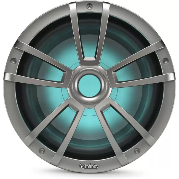 Infinity 1022MLT 10 Inch Marine RGB LED Subwoofer - Titanium