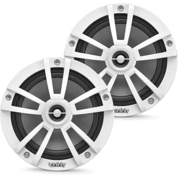 Infinity 622MW Marine 6.5 Inch Coaxial Speakers - White