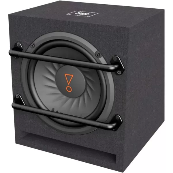 JBL 8" Amplified Ported Subwoofer Enclosure with Sub Level Control, Black