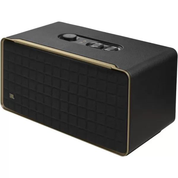 JBL Authentics 300 - Retro Style Wireless Bluetooth/Wifi Home Speaker, Built in Battery , Music Streaming Services via Built-in Wi-Fi, Built in Alexa and Google Assistant