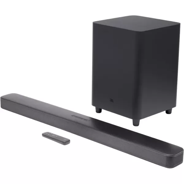 JBL BAR5.0 5-Channel Multibeam Soundbar with Dolby Atmos Virtual Grey, Black