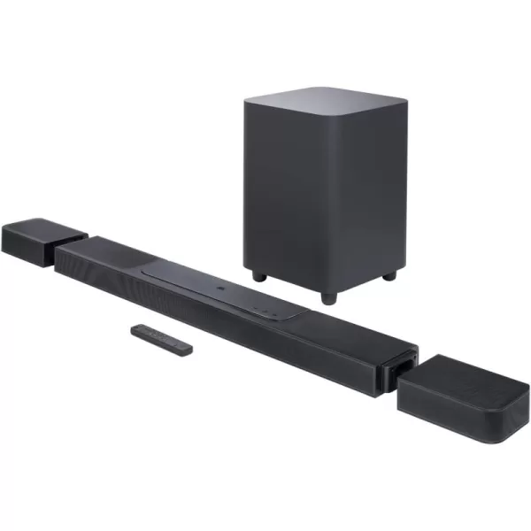 JBL Bar 1300X: 11.1.4-Channel soundbar with Detachable Surround Speakers, MultiBeam™, Dolby Atmos® and DTS:X®, Black