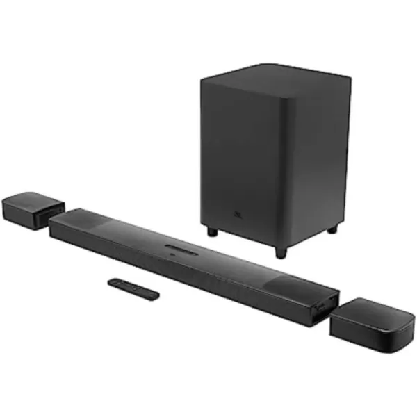 JBL Bar 9.1 - Channel Soundbar System with Surround Speakers and Dolby Atmos, Black