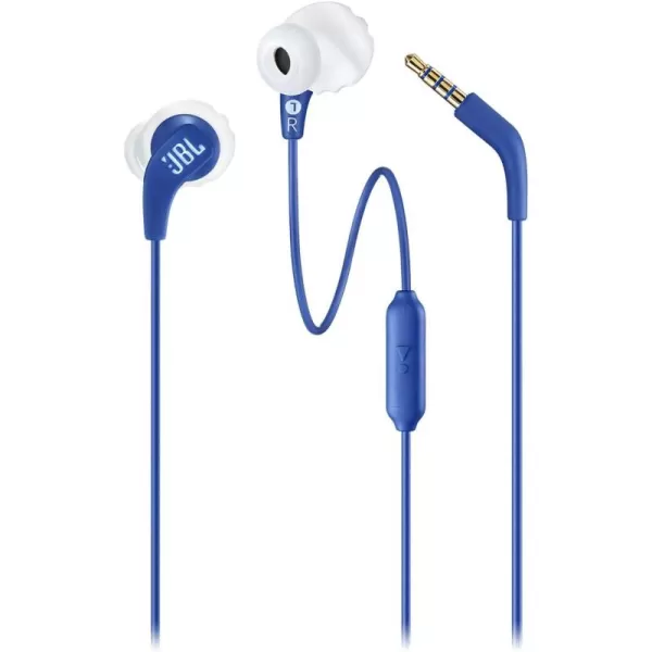 JBL Endurance Run 2 Wired - Waterproof Wired Sports in-Ear Headphones, Pure Bass Sound, Hands-free calls, Never hurt. Never fall out. 
