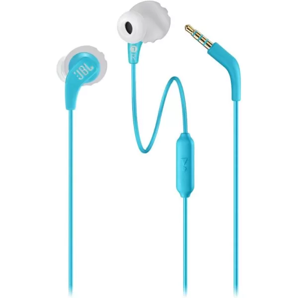 JBL Endurance Run 2 Wired - Waterproof Wired Sports in-Ear Headphones, Pure Bass Sound, Hands-free calls, Never hurt. Never fall out. 