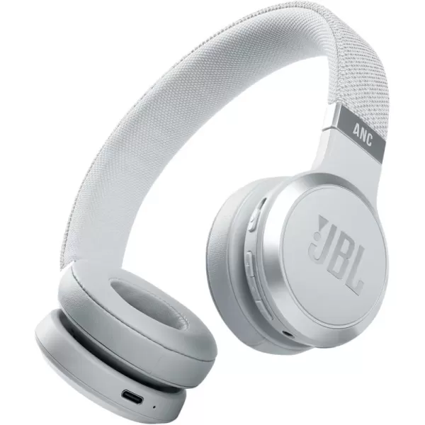 JBL Live 460NC - Wireless On-Ear Noise Cancelling Headphones with Long Battery Life and Voice Assistant Control - Black, Medium