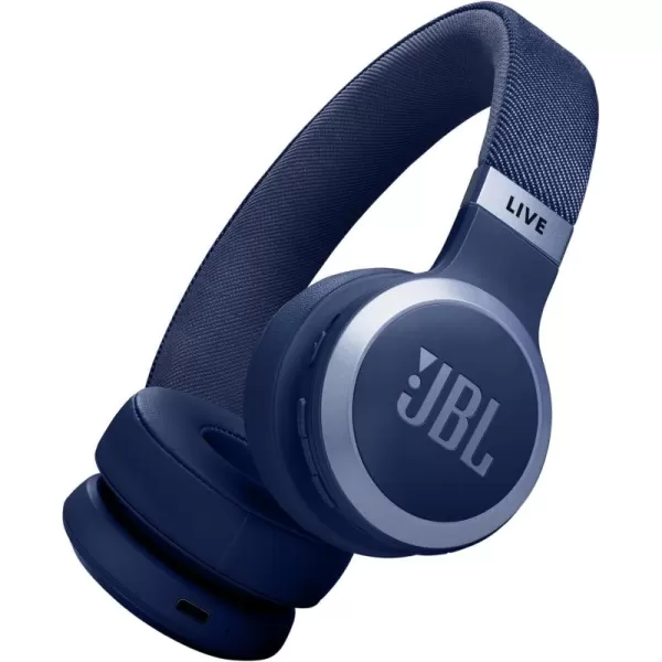 JBL Live 670NC - Wireless On-Ear Headphones with Adaptive Noise Cancelling with Smart Ambient, Up to 65H battery life with speed charge, Lightweight, comfortable and foldable design 