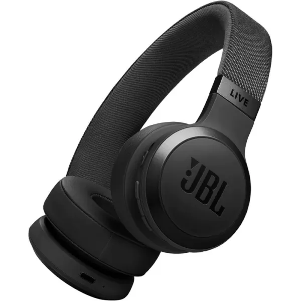 JBL Live 670NC - Wireless On-Ear Headphones with Adaptive Noise Cancelling with Smart Ambient, Up to 65H battery life with speed charge, Lightweight, comfortable and foldable design 