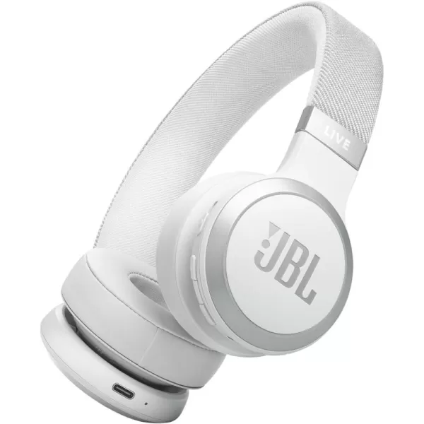 JBL Live 670NC - Wireless On-Ear Headphones with Adaptive Noise Cancelling with Smart Ambient, Up to 65H battery life with speed charge, Lightweight, comfortable and foldable design 