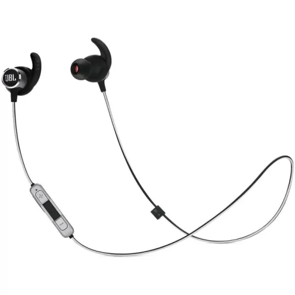 JBL Reflect Mini 2.0 - In-Ear Wireless Sport Headphone with 3-Button Mic/Remote - Black