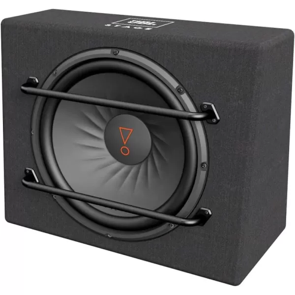 JBL Single 12" Car Audio Subwoofer Sealed Enclosure, Black